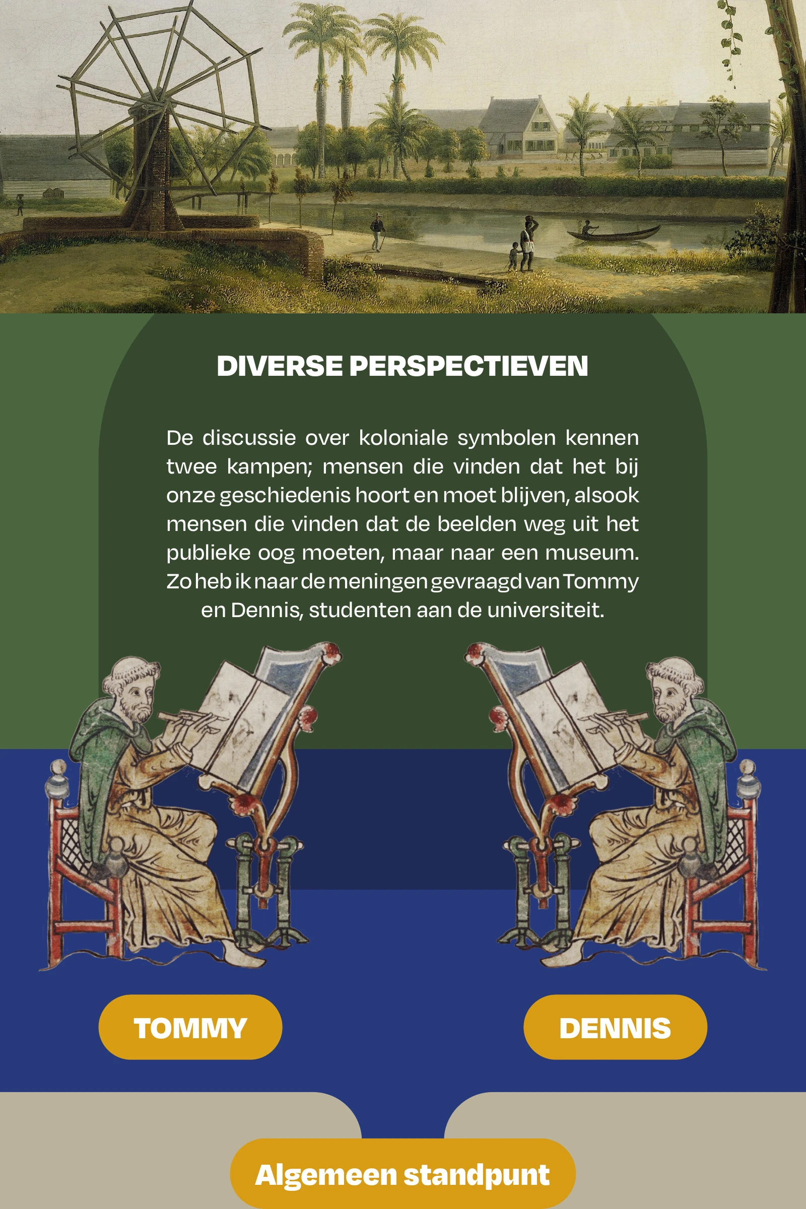 Vervolg van het ontwerp Koloniaal verleden, deel 6 van 9.