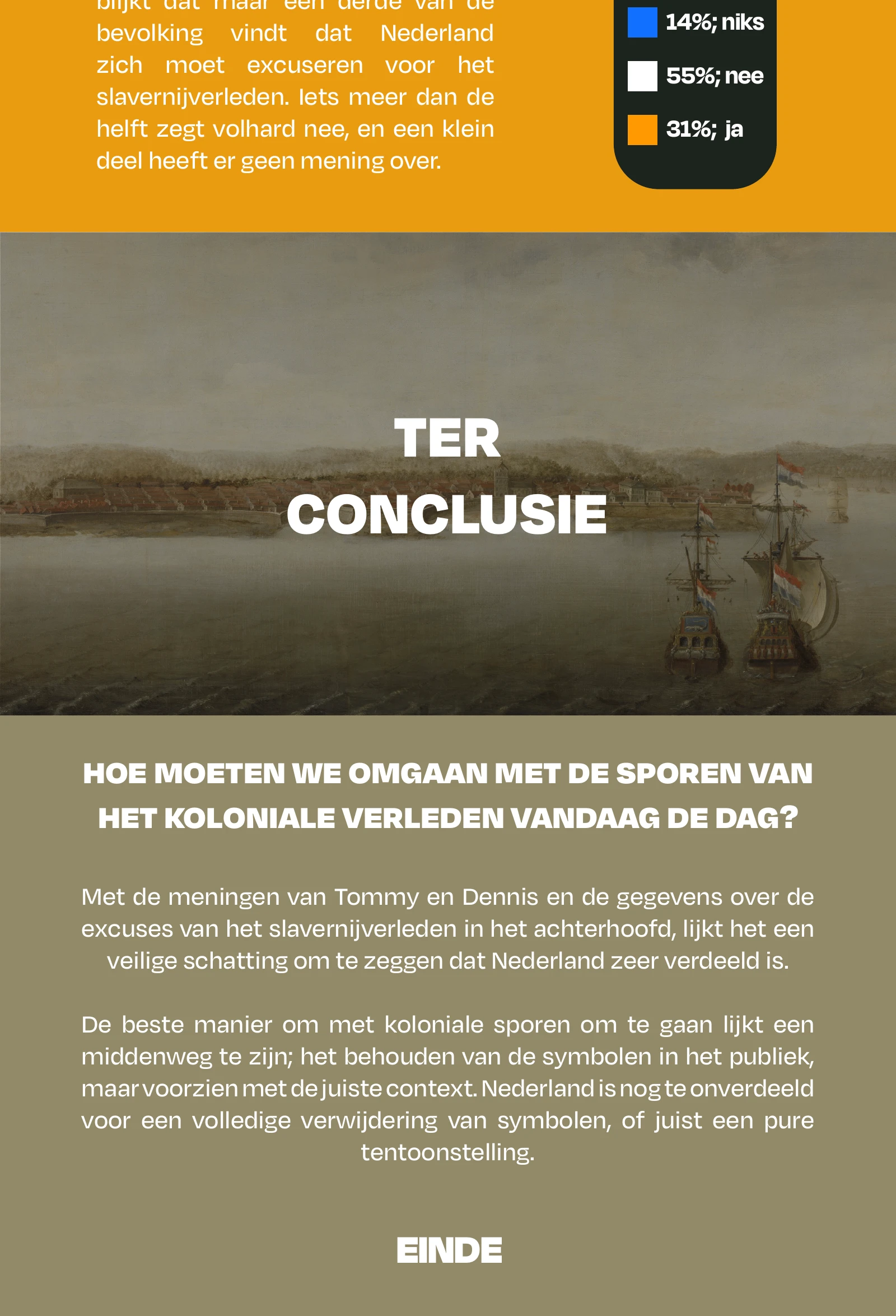 Vervolg van het ontwerp Koloniaal verleden, deel 9 van 9.